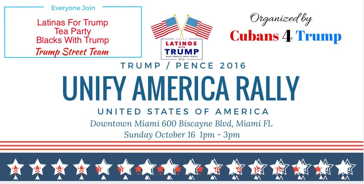 ppv_tahoe's tweet photo. Attention: #Miami Florida Huge Rally on Sunday hope to see everyone there. #Cubans4Trump 🇺🇸 Trump Street Team @MimMgmgmg @cubans4trump https://t.co/VHBWt7B3rN