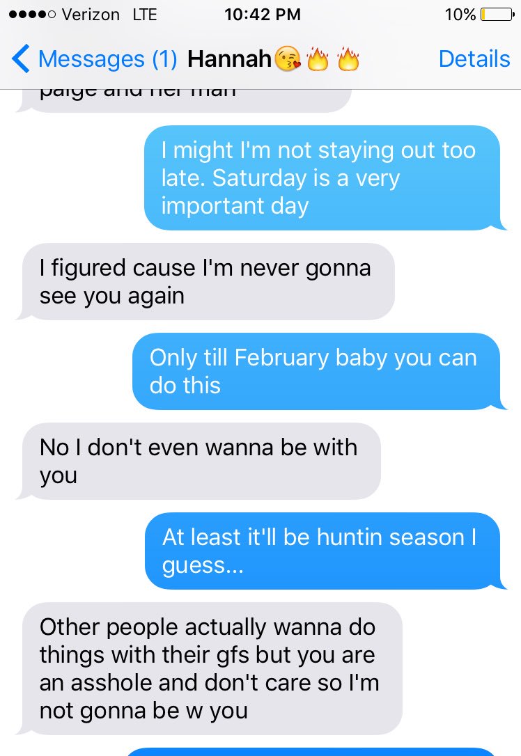 BlakeStephens13's tweet photo. Nothing says hunting season more than mad girlfriends😂 https://t.co/2Kh7wF65BC