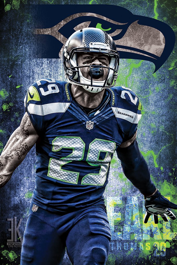 IamEricKeith's tweet photo. new @Earl_Thomas poster #ColorSplash #EKDesigns #GoHawks #Seattle #artwork #Edit https://t.co/hHw1eMoVvi