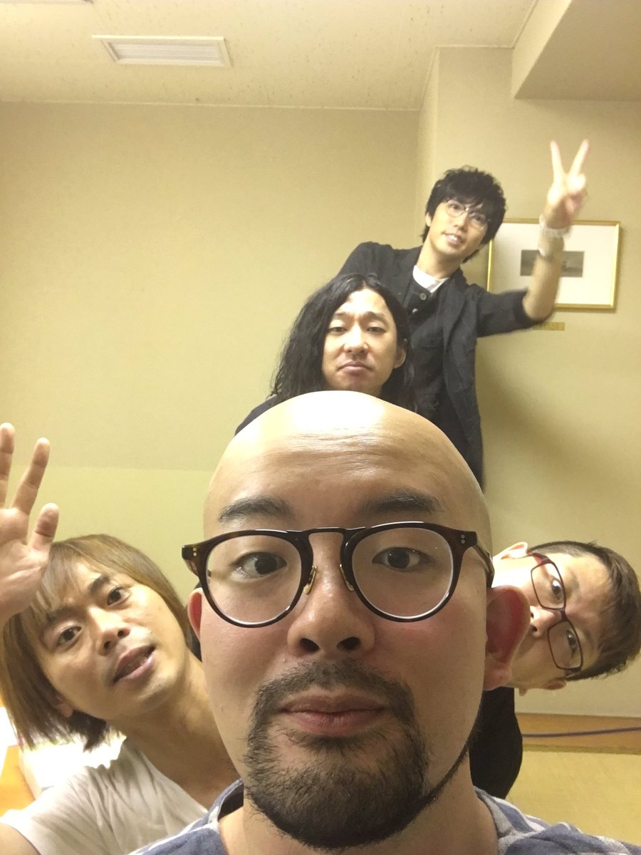 高橋優 こんにちは 今日はテレビ番組の収録でした はっちゃんから生えるバンドメンバー 来し方行く末