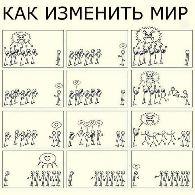 Друзья, всем доброе утро! Хорошего настроения! Вы знаете как изменить мир? Надо начать с СЕБЯ! Удачного Вам дня!