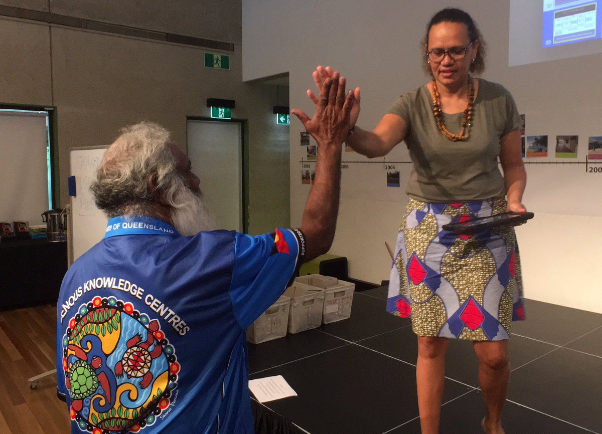 citizenmojo's tweet photo. Hi fives at the #ikc2016 mojo intro workshop in Brisbane. https://t.co/y7oomNdGHT