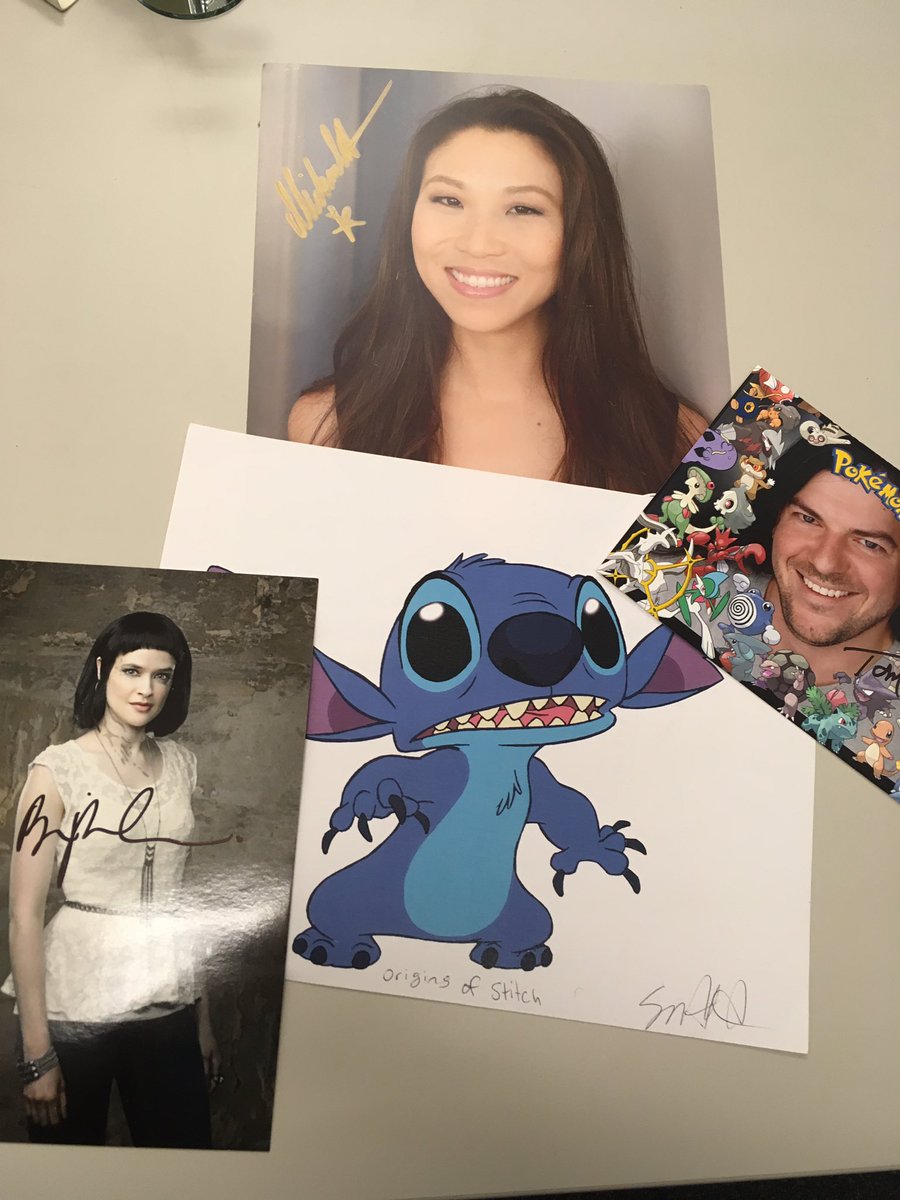 POCBooking's tweet photo. Sending some awesome @MakeAWish charity auction items out to @TriConTweets! Thank you, actors! https://t.co/ZYw1uXNmDv