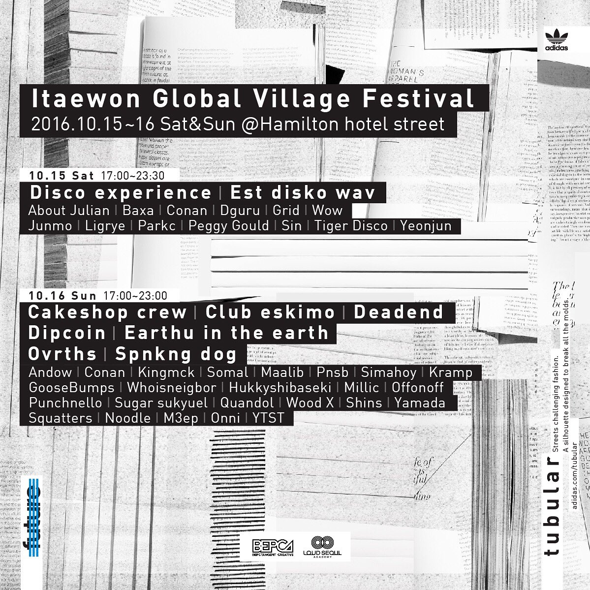 funkywow's tweet photo. #2016์ดํ์์ถ์ #BEPCTANGENT
#LOUDSEOUL #ADIDASORIGINALS
#itaewonglobalvillagefestival #discoexperience https://t.co/GjiSWShAG1