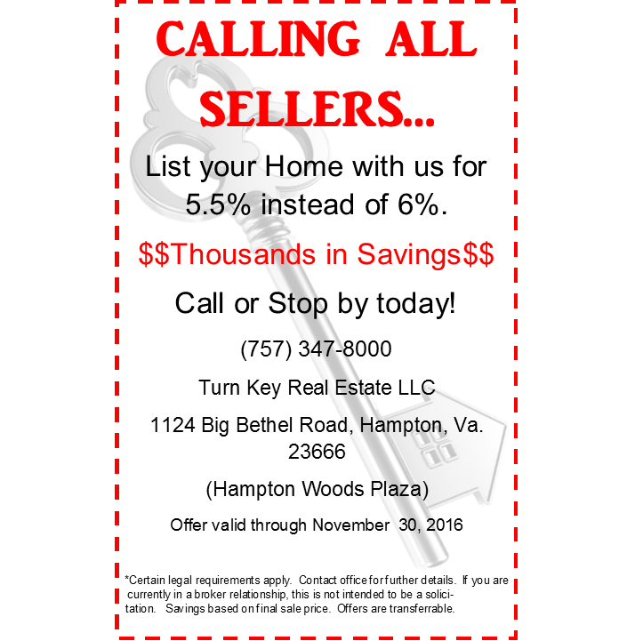 TurnKeyRE_VA's tweet photo. Calling all Sellers #coupon #SaveThousands #TurnKeyRealEstate #TKRE #ListYourHome https://t.co/yUUO7ByOSc