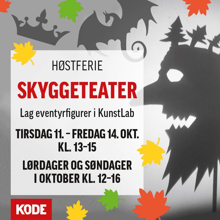 kodebergen's tweet photo. Fin sak i @BA_no i dag om skyggeteater i #KunstLab i høstferien. Bli med! https://t.co/rAjQcD4O5l