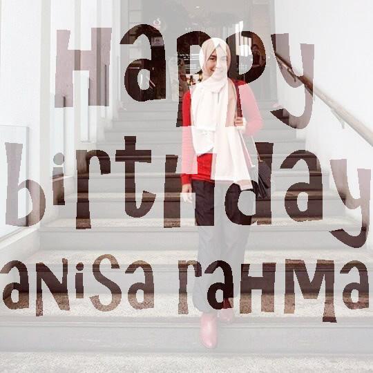 DefaSeptiani_'s tweet photo. #HBDAnisaRahma smg pjg umur,cpt lulus kuliah,selalu istiqomah berhijab.Amin 😊wish you all the best💋 @AnisaRahma_Adi https://t.co/8zm5kUXSrt