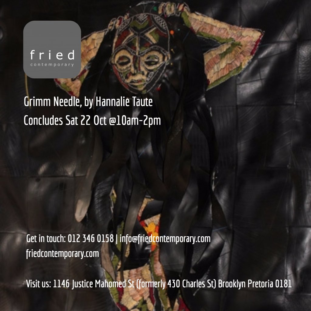 fried_gallery's tweet photo. Grimm Needle by Hannalie Taute |Concludes 22 Oct @ 10am - 13:00pm #art #gallery #pretoria #fried_contemporary #hannalie_taute #grimm_needle https://t.co/BVhmR1shKR