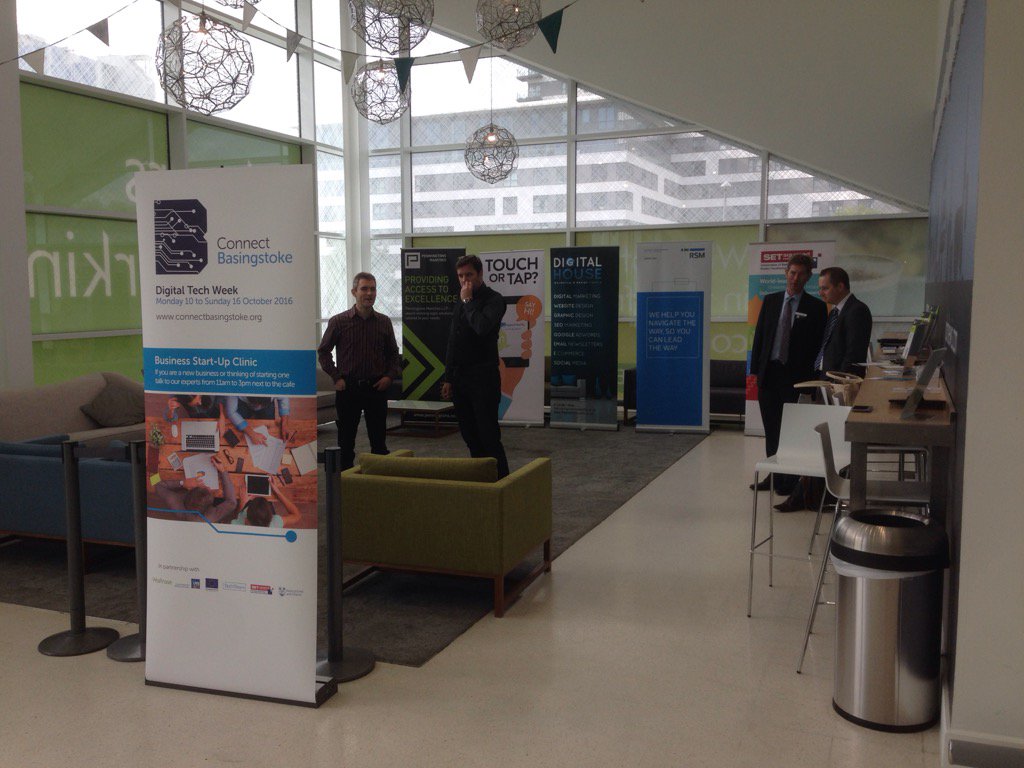 AdrianBraine's tweet image. Basingstoke Tech Week - Startup Drop-in Clinic #waitrose1 #setsquared