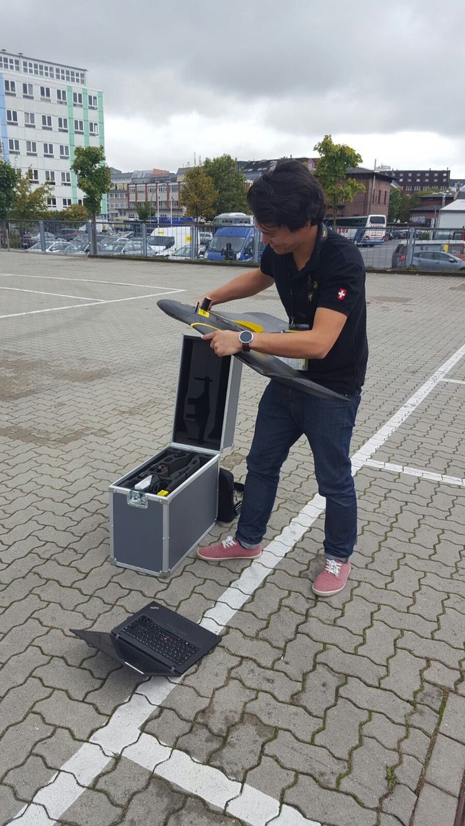 geosistemassrl's tweet image. Primer vuelo de #eBeePlus en #INTERGEO2016 @sensefly
