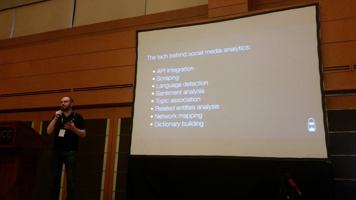 aizadgreat's tweet photo. Tech behind social media analytics by Fergus Clarke of Lamplight Analytics #IMMAPDigiCon #lloopp https://t.co/CIHFsmmgy9