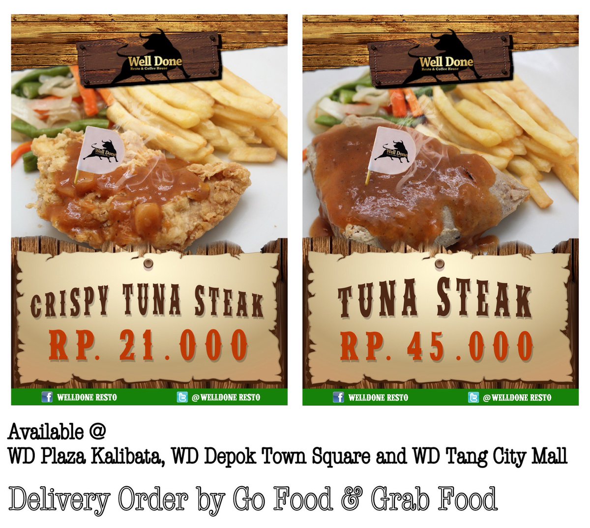 welldoneresto's tweet photo. Produk baru dari well done steak, pasti nya menggugah selera,silahkan kunjungi outlet kami atau order via online https://t.co/kEgZ9G7wgt