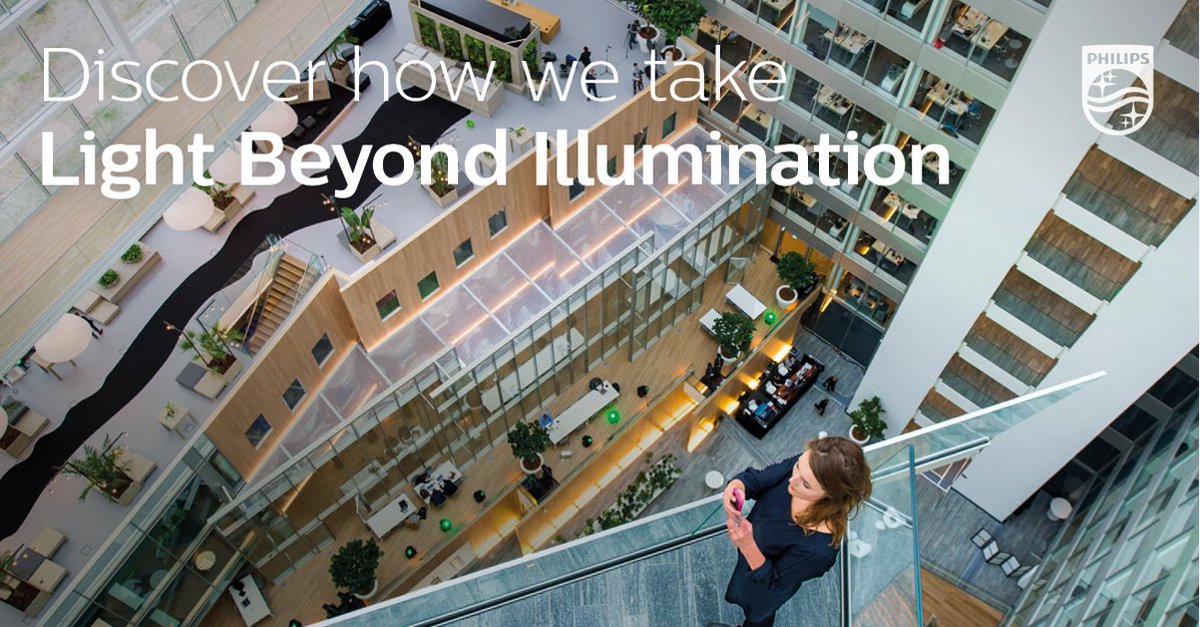 PhilipsLightIND's tweet photo. Discover how connected #lighting helps you to improve your workplace in an environmentally friendly way. https://t.co/L9mVUOnc7g https://t.co/d935SiLTzk