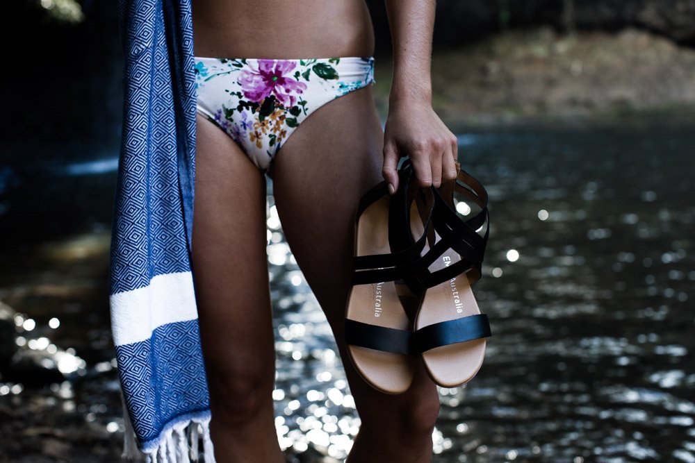 EMUAustralia's tweet photo. Our Jacana sandals - beach walk or city stroll, they have you covered! β€οΈ #springinAustralia #favouritethings #byronbay #KillenFalls https://t.co/LB7yqgAbST