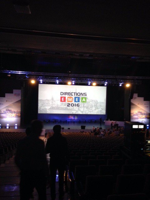 K3Software's tweet photo. We are ready for the keynote @DirectionsEMEA https://t.co/7aqnogZZNO