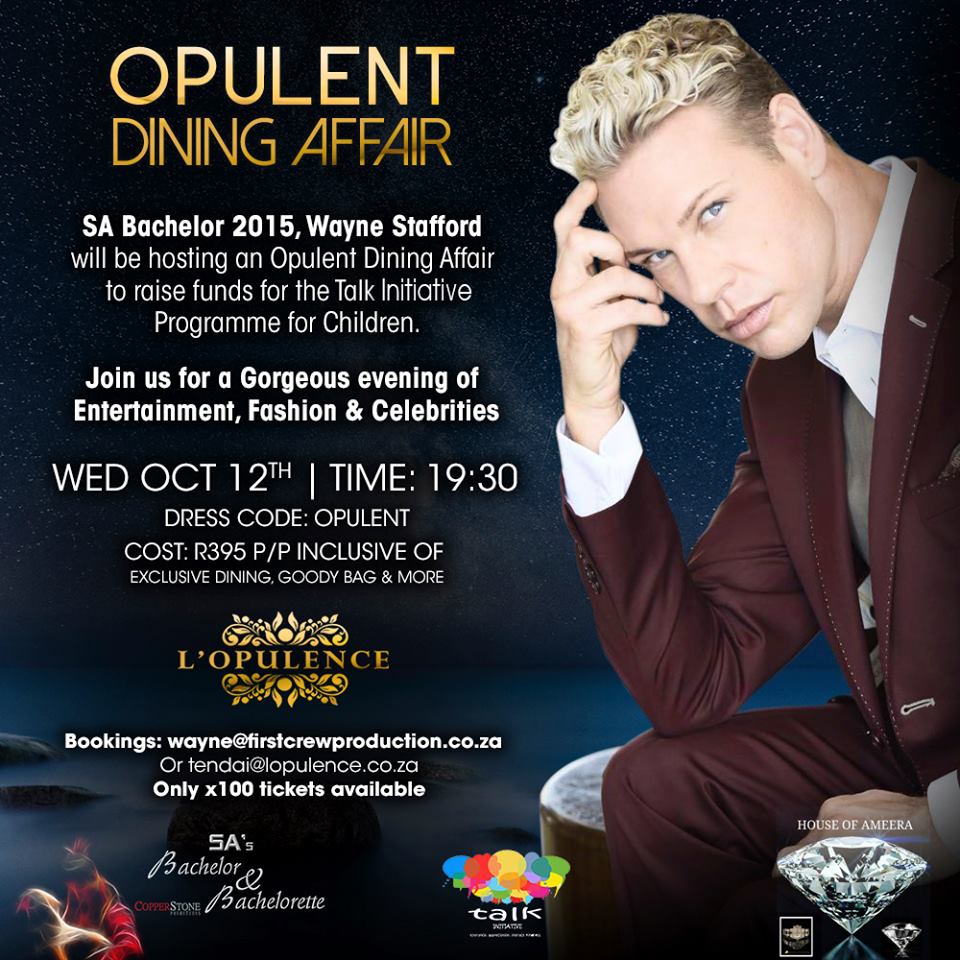 CopperstoneZONE's tweet photo. Wishing our #SABach2105 winner @stafford1 all the best with his event in aid of the #TALKInitiative tonight! #OpulentDiningAffair https://t.co/HELe9Jn3Ji