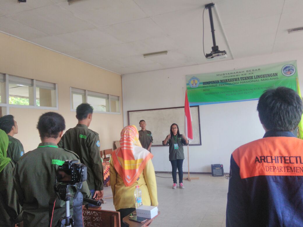 Pembukaan MUBES ke XX Himpunan Mahasiswa Teknik Lingkungan ITN Malang