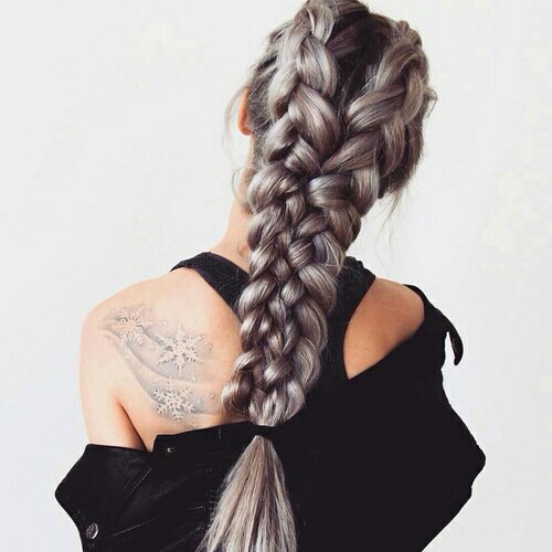 Kissmagit's tweet photo. ✨ #hairtips ✨ Che ne dici di due #boxerbraids che diventano una #treccia?  #hairstyle #capelli  #inspiration #braids #coolgirl #girlystyle https://t.co/dMOHcndLnU