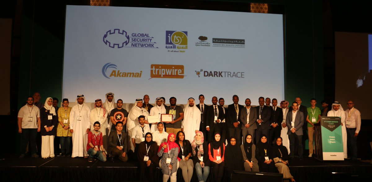 HBKU's tweet image. Thank you @naseba for organizing the 9th Cyber Defence Summit &amp;amp; offering our students the opportunity to learn from industrial leaders. #CyQ