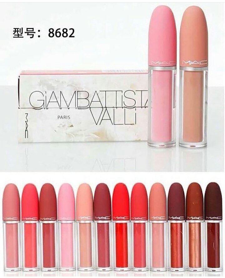 _iay1996's tweet photo. 💥Giambattista valli for Mac (limited edition) Gloss matte. สีหวานๆและสีเมทัลลิค 💥แท่งละ 150 บาท #HowtoPerfect #ฉันจะสวย #ชี้เป้าโปรถูก https://t.co/C3n8AqUXze