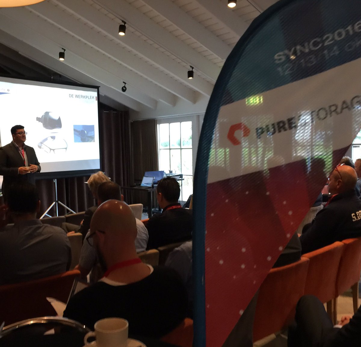 GeoffreyFoekema's tweet photo. Day 1 @Proact_nl sync-event has started with @PureStorageNL present as sponsor. #sync2016 https://t.co/wCzDTk3G1h