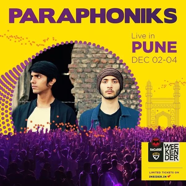 Paraphoniks's tweet photo. We're very excited to be part of #BacardiNH7Weekender this year in Pune, see you there fine humans! https://t.co/XJp80IWBsM