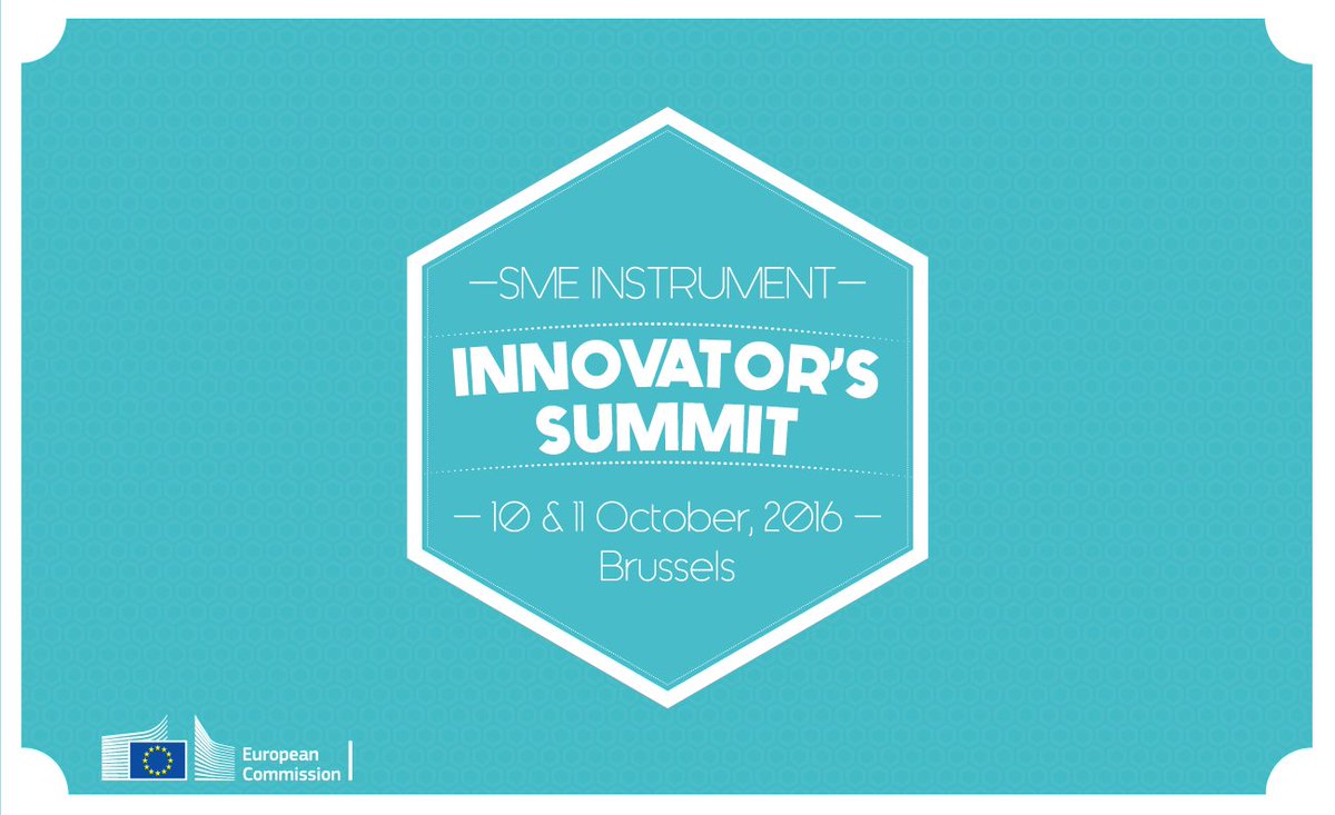 EUeic's tweet photo. Impressions from #innosme16: #H2020 #SMEInstrument to become continent’s most successful support schemes https://t.co/e2nB6H71q7 via @scibus https://t.co/LsOB0EaGtu