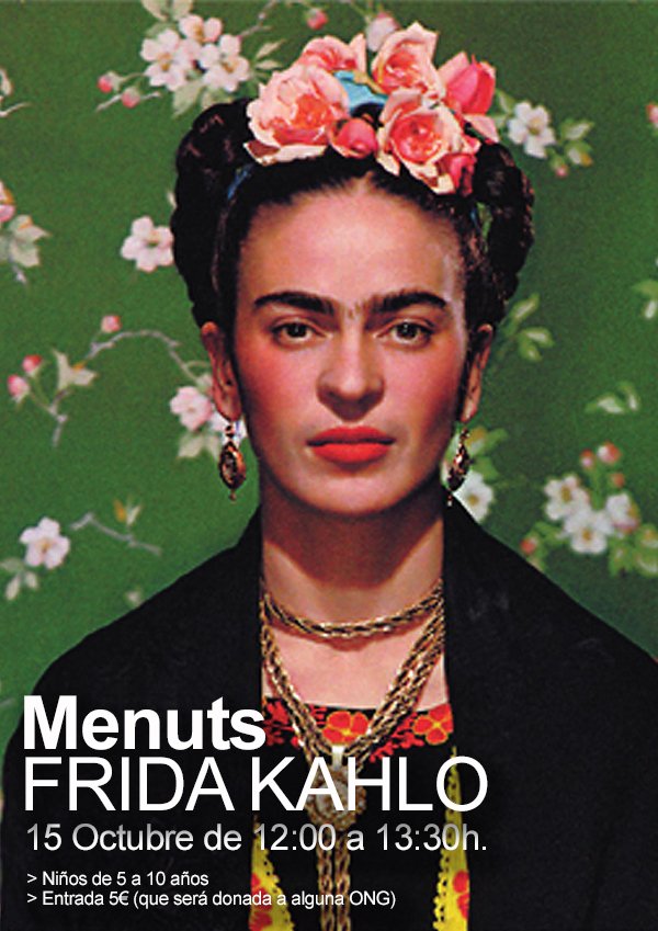 vlckids's tweet photo. Menuts / Frida Kahlo @LaFabricaDHielo 
Sábado 15/10   12.00
Peques de 5-10 años
5€ https://t.co/BBI6idXicW