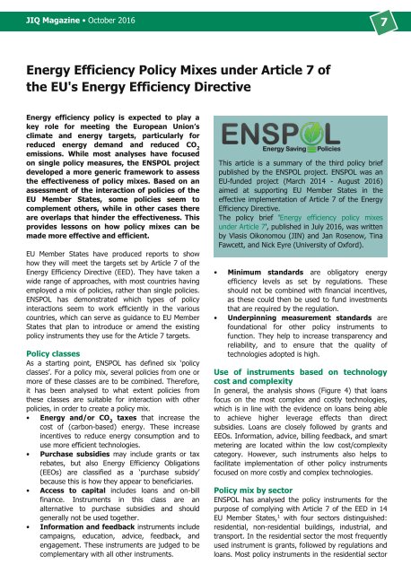 ENSPOL's tweet image. ENSPOL article:#energyefficiency Policy Mixes under #Article7 of the EU's Energy Efficiency Directive
JIQ Newsletter:goo.gl/DG9Jjs