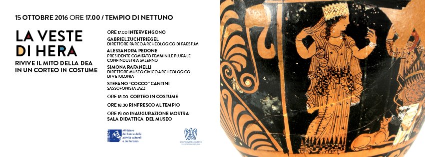 BCCLabCapaccio's tweet photo. Con @BccCapaccio vi aspettiamo per "La Veste di Hera" a @paestumparco! Info: https://t.co/BWgvloXHm9 #paestum https://t.co/h3gmv32uZF