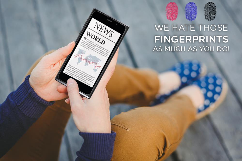 There's enough that life throws at us and we don't need the grime on our phone screen to add to the woes!
#ObiSF1 #FingerprintFree