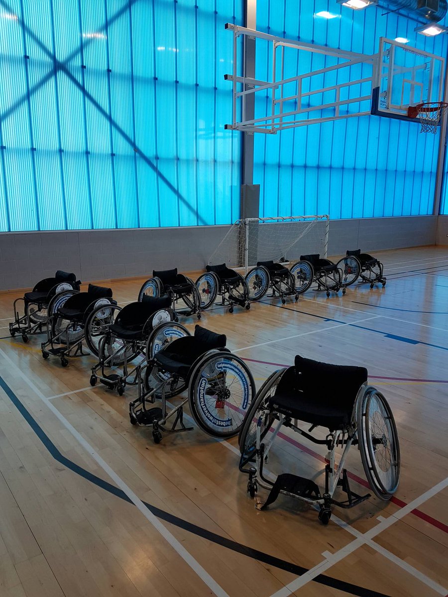 Enjoyable after school club today with lots of skills #westmidlands #walsall #thewheelchairbasketballman