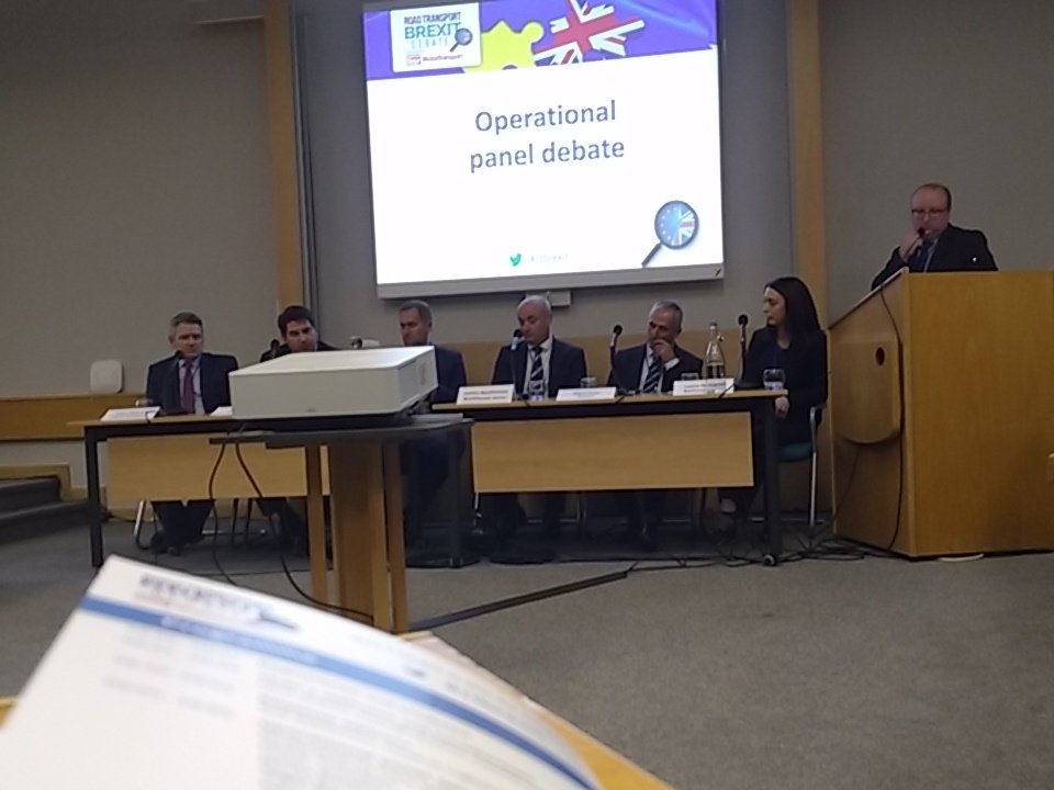 Microlise's tweet photo. Operational panel debate now kicking off. #rtbrexit https://t.co/hOK7ez9g1g
