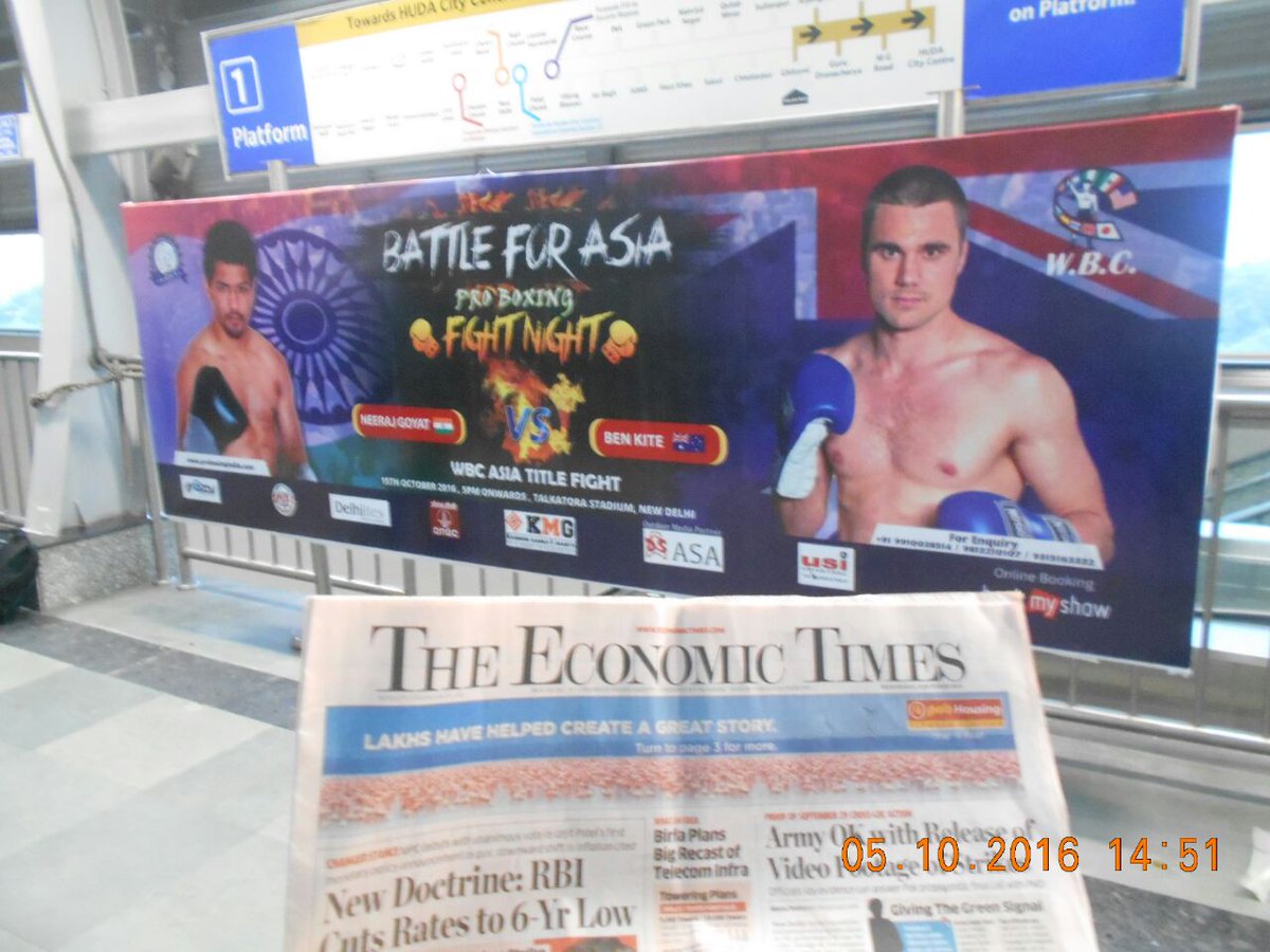 proboxingindia1's tweet photo. Champions are made in rings -  #Ben_Kite Vs #Neeraj_Goyat. https://t.co/QYJliQqdU8 https://t.co/LcZtU9A3BN
