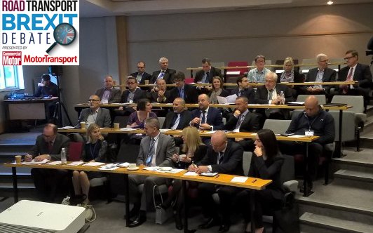 RHANews's tweet photo. A great start for @Comm_Motor @Motor_Transport Brexit debate. So many questions and a perfect opportunity to get the answers #rtbrexit https://t.co/EAlbcQM7bf
