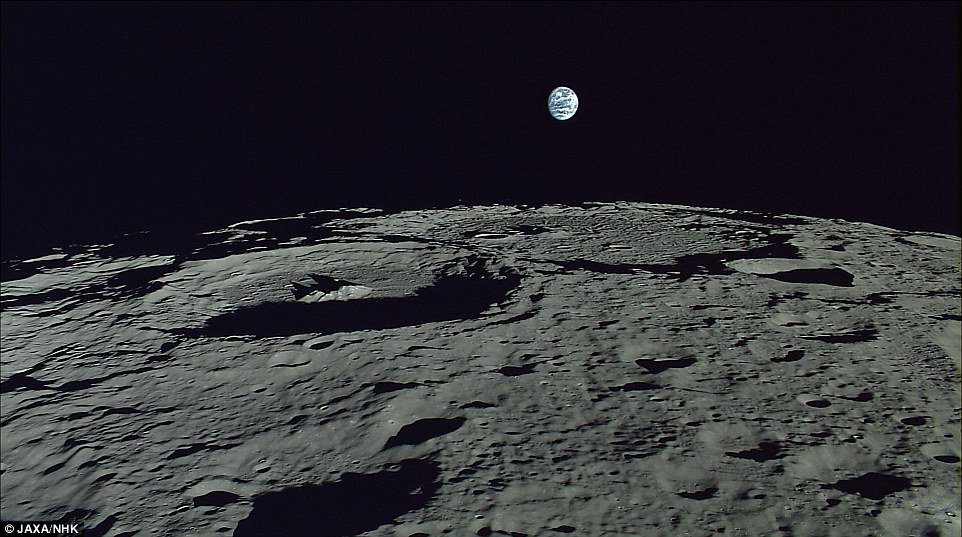 BeyondMatter's tweet photo. Japan's space agency reveals stunning HD footage of the lunar surface https://t.co/oaienLQ4jP were previously withheld (!?) ... but now ... https://t.co/u8PjaglgK8