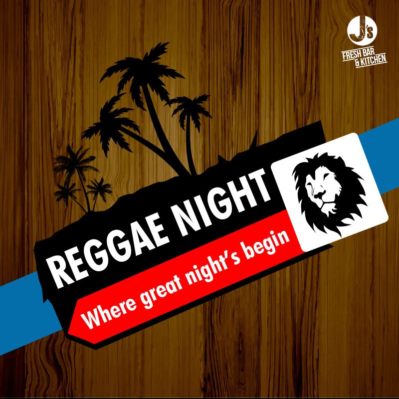 JsFreshKitchen's tweet photo. It's the middle of the week, which means Reggae Night is back at #AtJs! Who's joining us? #Nairobi #Music #Reggae #Chill https://t.co/nin5AJ8QZT
