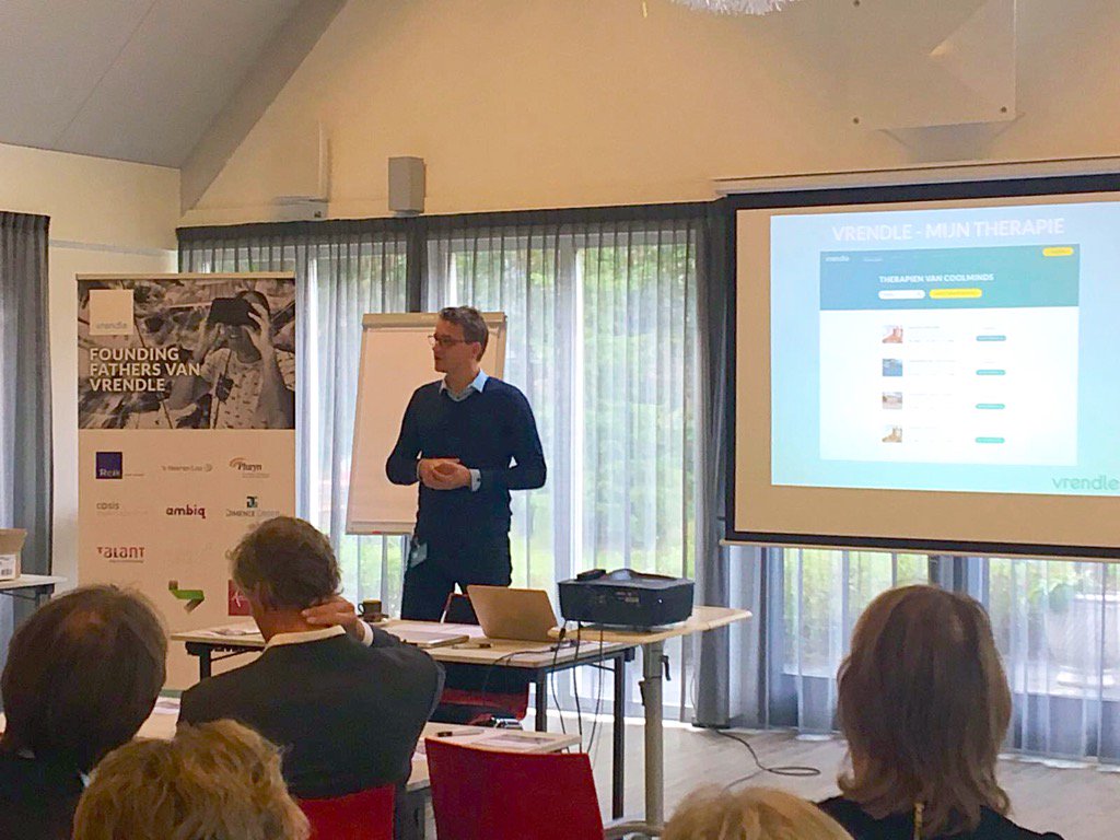 DFBrinckmann's tweet photo. Lancering van Vrendle samen met onze Founding Fathers #vrendle #vret #VirtualReality #coolminds https://t.co/ctOM8spihi