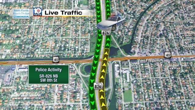 Police Activity on SR-826 NB at SW 8th St #traffic #miami https://t.co/xOLyjOf02j