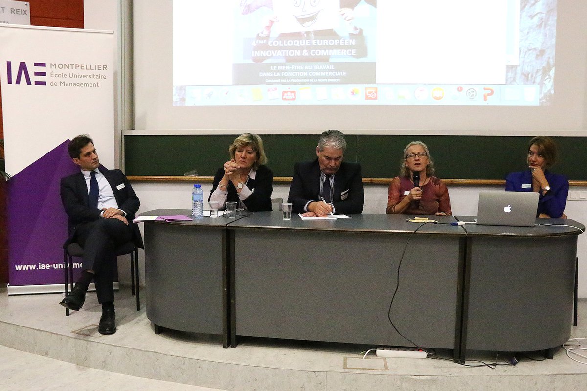 Table ronde: Générer du bien-être au travail chez ses commerciaux est-il rentable ? <a href="/M2emarketing/">Anne-Sophie Cases</a> <a href="/umontpellier/">Université de Montpellier</a> <a href="/IAEFRANCE/">IAE FRANCE</a> <a href="/ChFournierIAE/">Christophe Fournier</a>