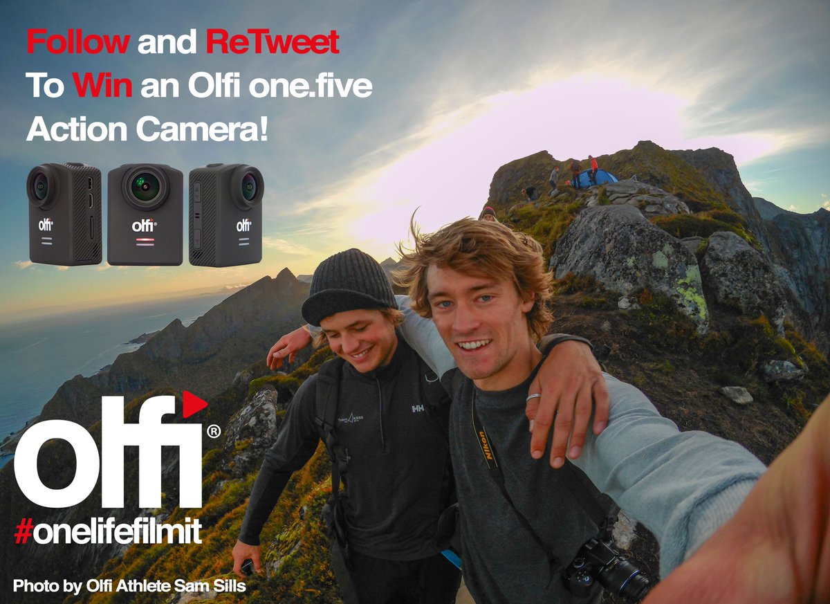 olficamera's tweet photo. It's #win time! Win a new Olfi one.five! Just follow and RT #onelifefilmit. 
#competition closes 21st October. #winitwednesday https://t.co/cAJhwgvg04