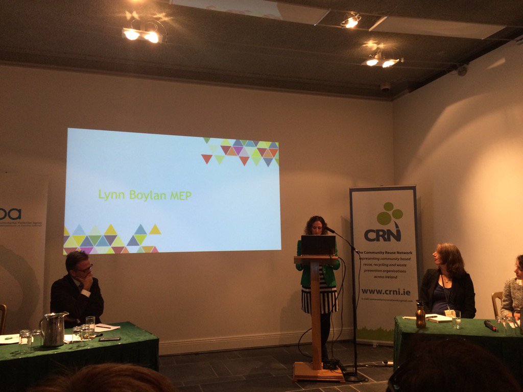 wiser_life's tweet photo. Lynn Boylan MEP highlights role for grassroots org's to push for a more ambitious circular economy package #reuse2016 https://t.co/WPm3Bj0mmo