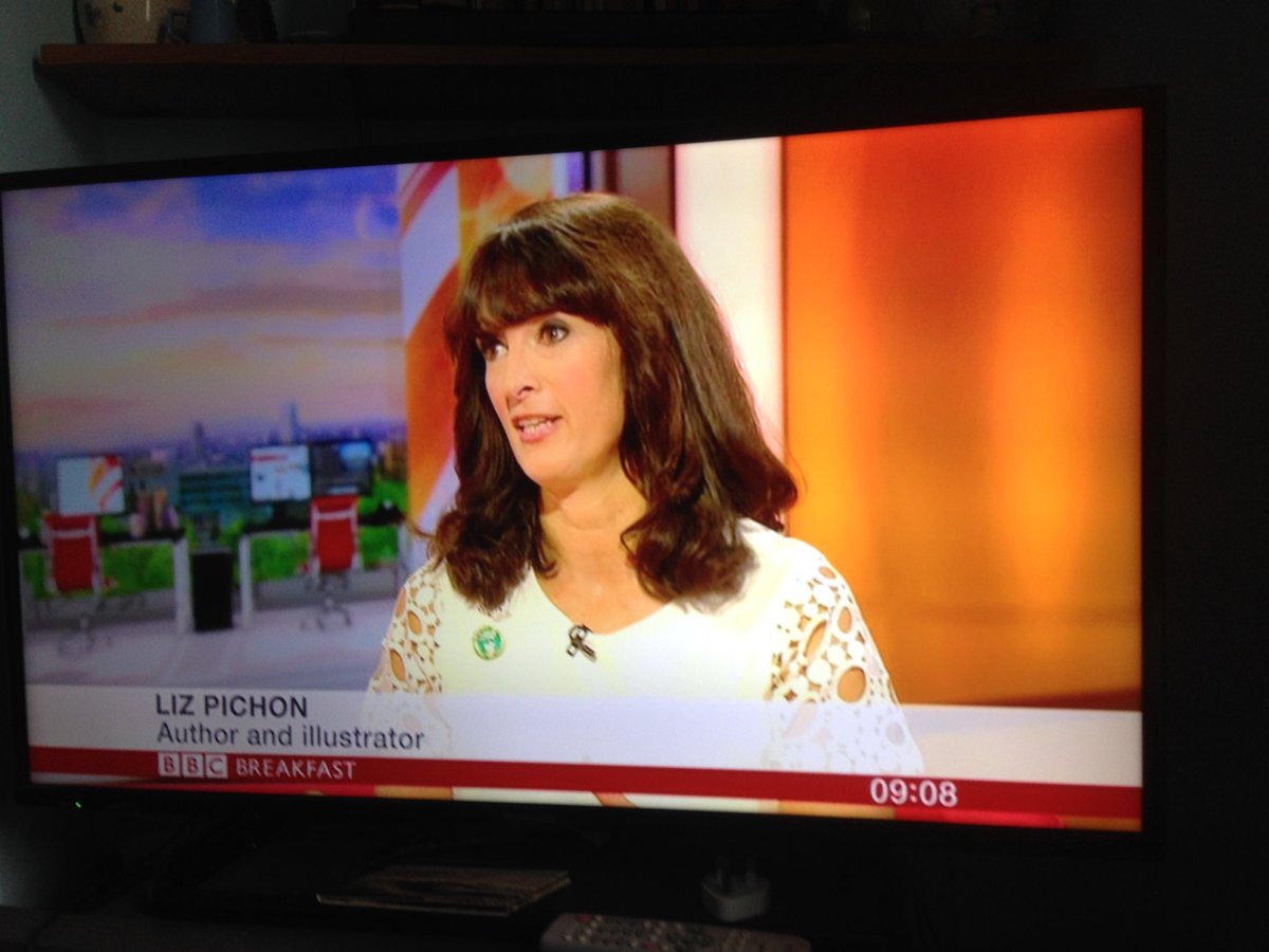 Here is <a href="/LizPichon/">Liz Pichon</a> on <a href="/BBCBreakfast/">BBC Breakfast</a> talking about Tom Gates and doodling