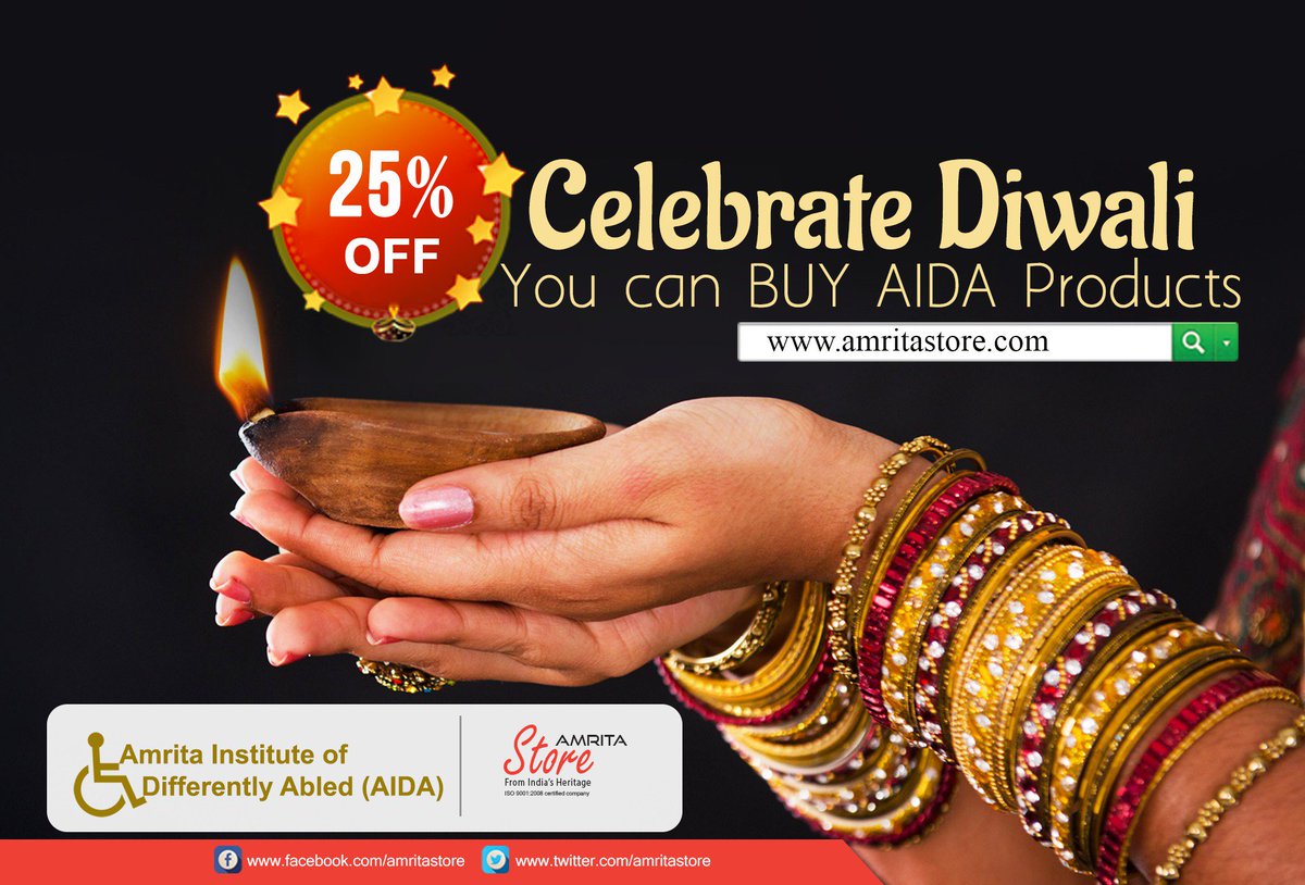 amritastore's tweet photo. Celebrate Diwali 
You can Buy Amrita Institute of Differently Abled Products
https://t.co/t5CHitIgkw  @PMOIndia @voiceofsap @pranavdesai2014 https://t.co/EIXYMIYZJW
