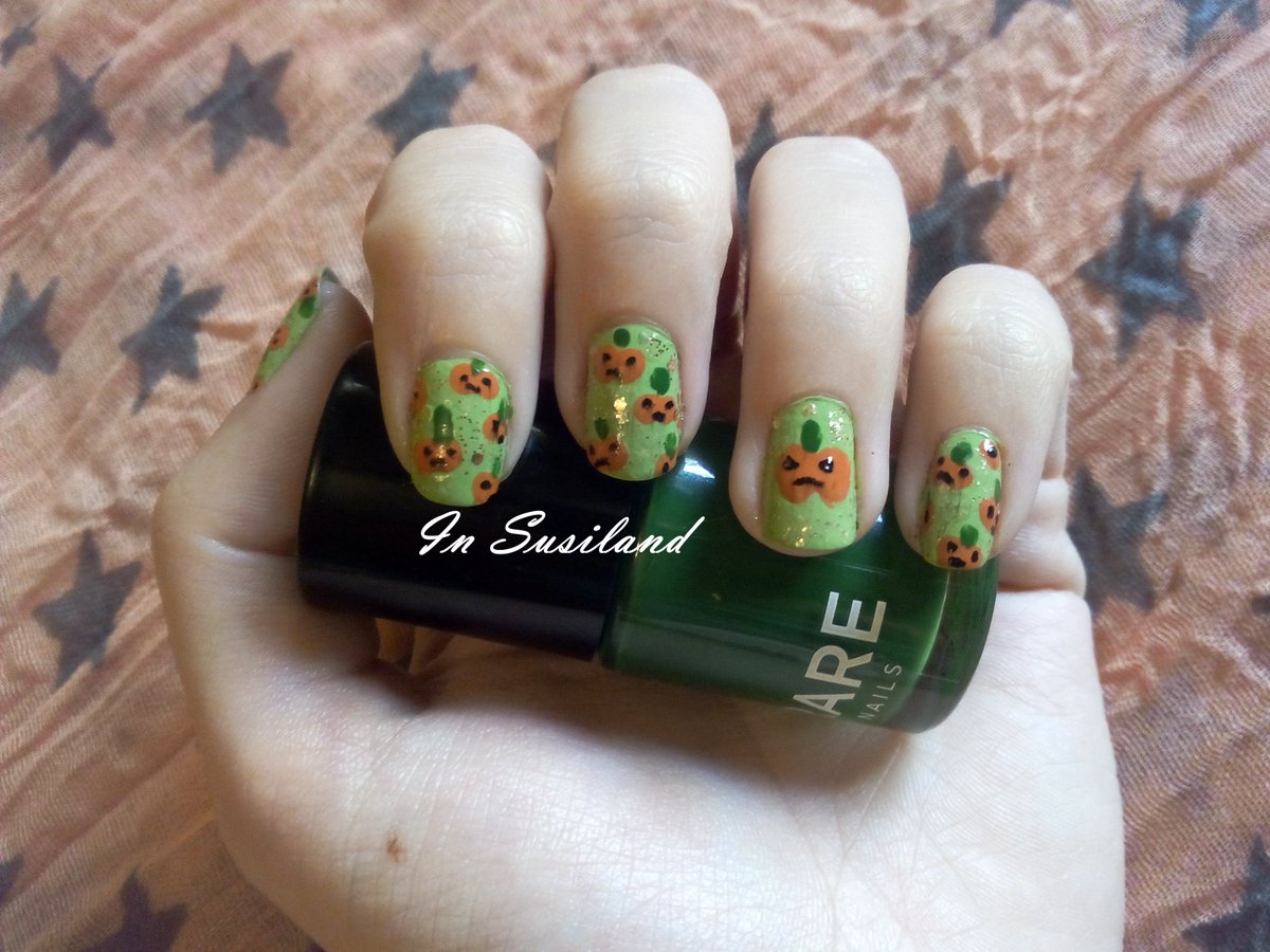 InSusiland's tweet image. #ThisIsHalloween y + con el diseño q os espera en el blog #pumpkin #nailart #InSusiland y ya sabeis #FelizMiercoles insusiland.blogspot.com.es/2016/10/nail-a…