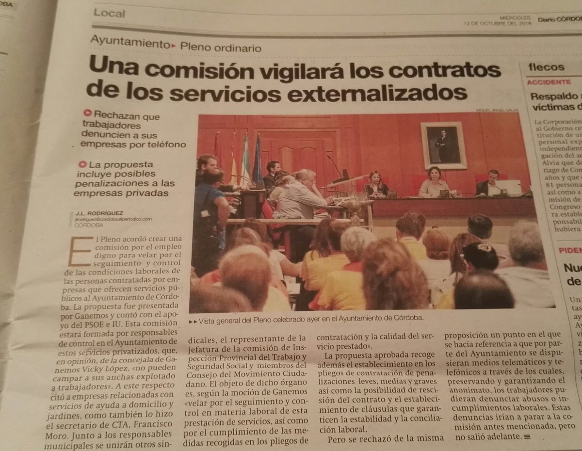 vickyloru's tweet photo. Avanzar en democracia, avanzar en justicia social. No a la precarización laboral d ls contratas #ciudadesconderechos https://t.co/o5yvvHRvsb