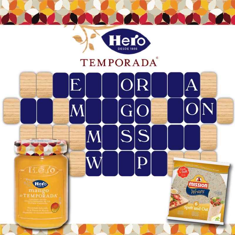 Hero_Spain's tweet photo. ¡Recuerda completar el panel antes de que termine el 13-Oct para entrar en el sorteo de 5 lotes de Mermelada de Temporada y @mission_wraps! https://t.co/0JuKXFonAz