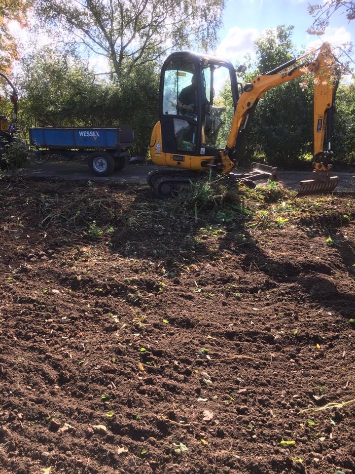 Digging and Weeding happening today here at #TheGardensOfTheRose