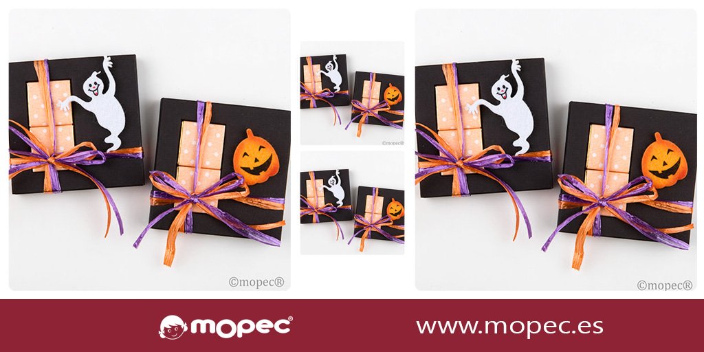 mopec_regalos's tweet photo. #Halloween se lleva mejor si viene cargado de #chocolate, estuches con adhesivos con 2 napolitanas https://t.co/kFT35fv2wA #mopec https://t.co/UIIL1RnKoa