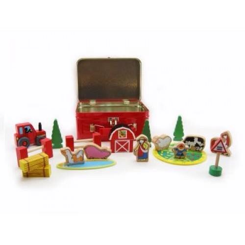 FreestyleKidsAU's tweet photo. Wooden Farm Set is a gorgeous wooden set comes with 20 pieces presented in a cute tin case. https://t.co/k5j84RLDmZ https://t.co/IlG9cMaP4M
